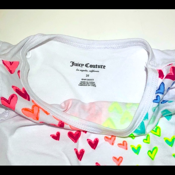 NWT Juicy Couture Heart/Tutu dress. 3T - Picture 3 of 4